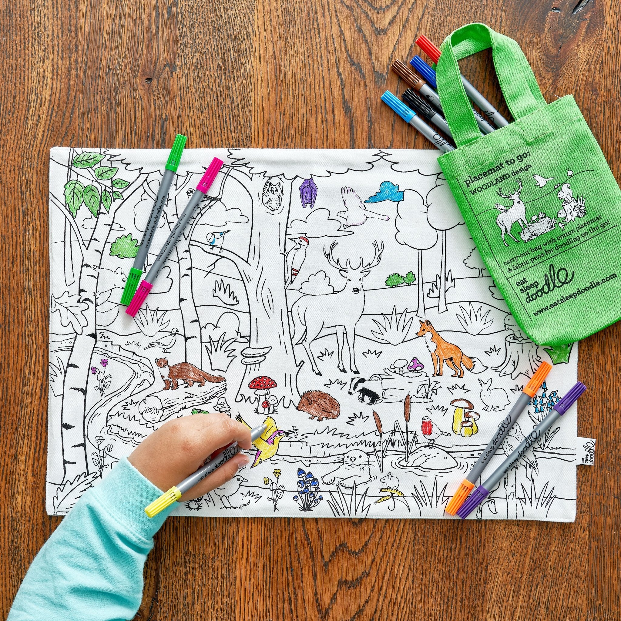 Placemats to Go - Woodland - Joy