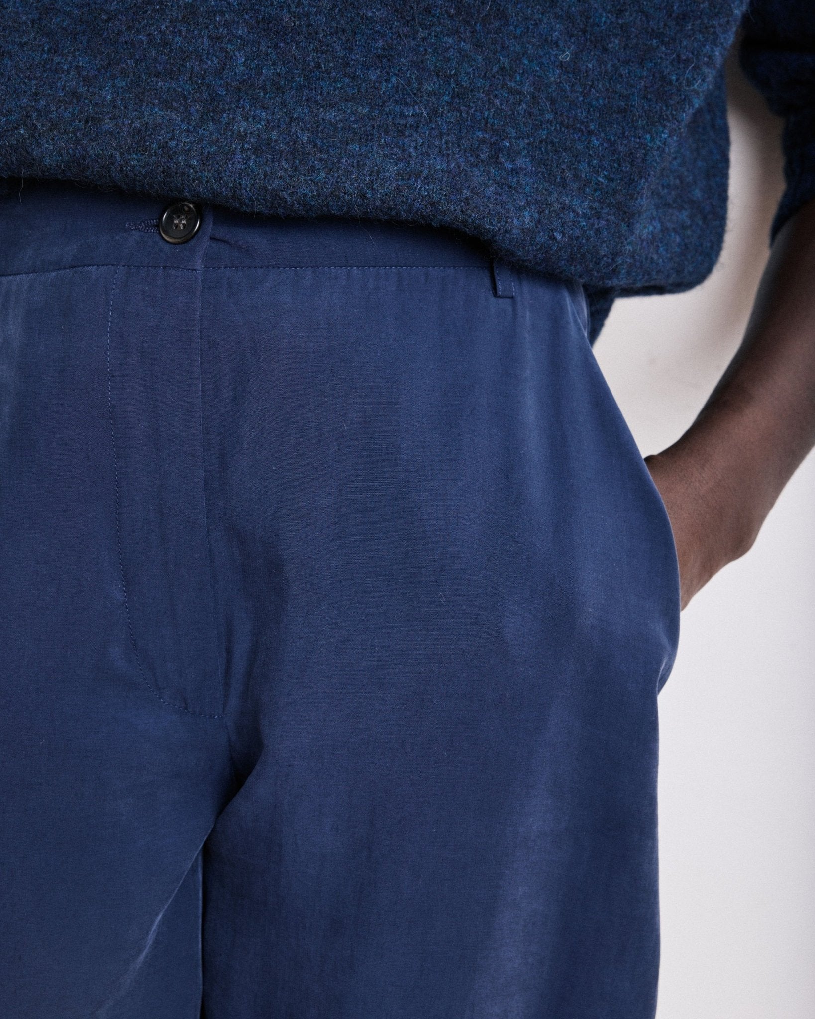 POSITANON Navy Pants - Joy