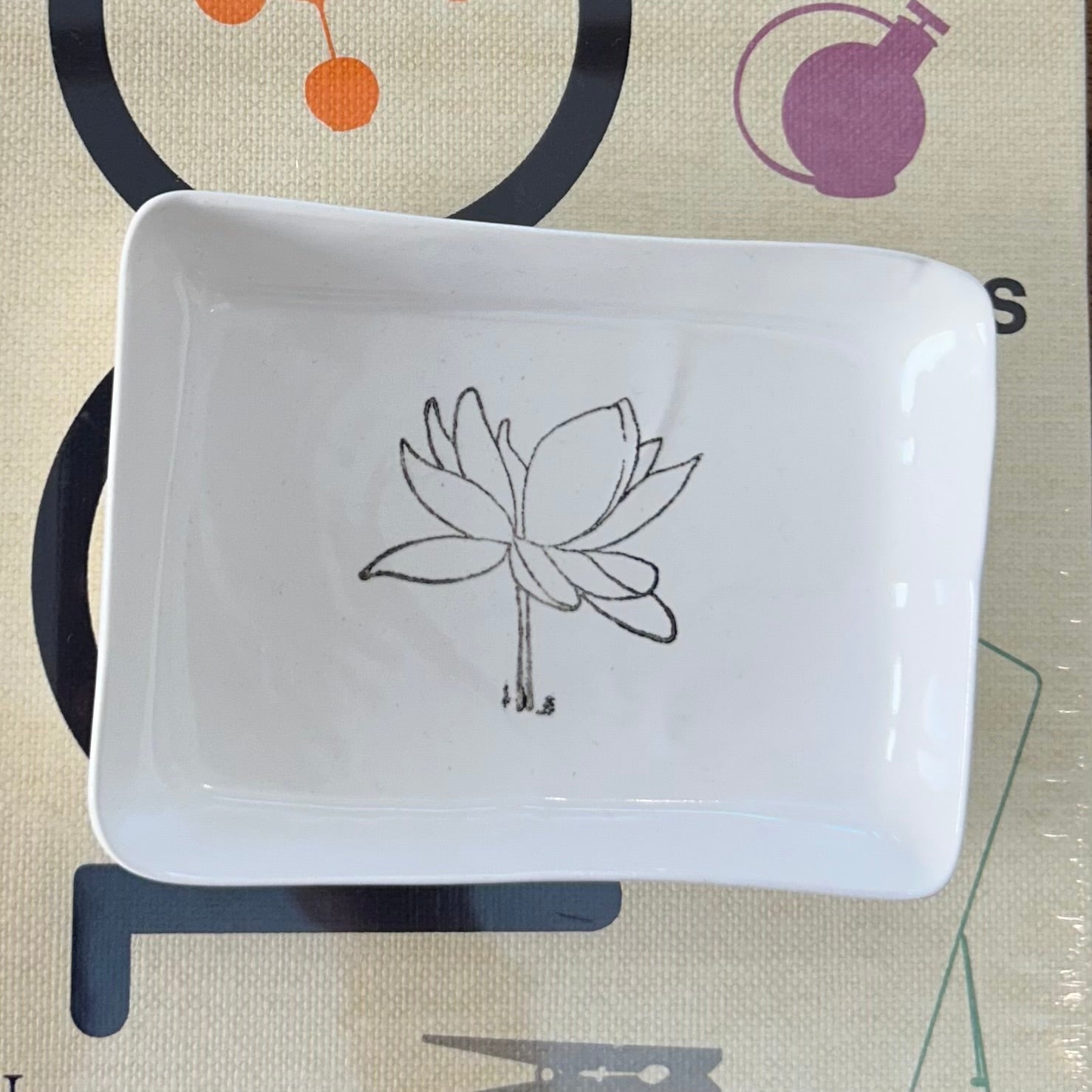 Rectangle Porcelain Tray - Small - Joy