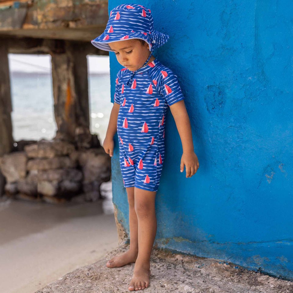 Sailboat Rock Reversible Bucket Hat - Joy