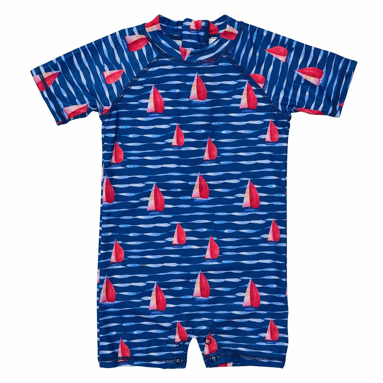 Sailboat Rock SS Sunsuit - Joy