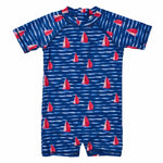 Sailboat Rock SS Sunsuit - Joy