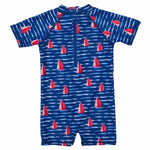 Sailboat Rock SS Sunsuit - Joy
