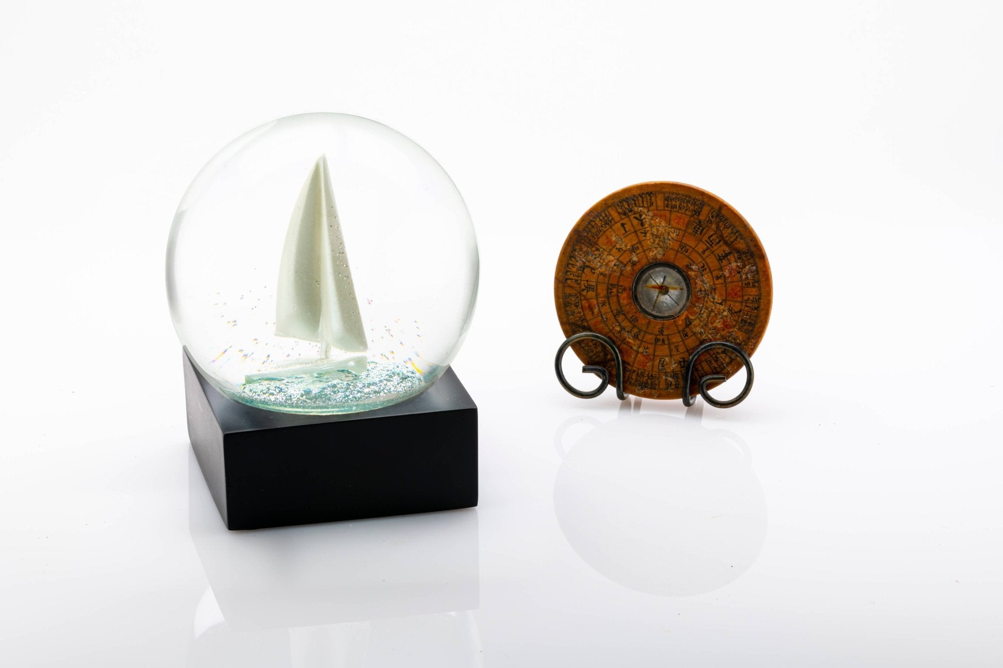 Sailboat Snow Globe - Joy
