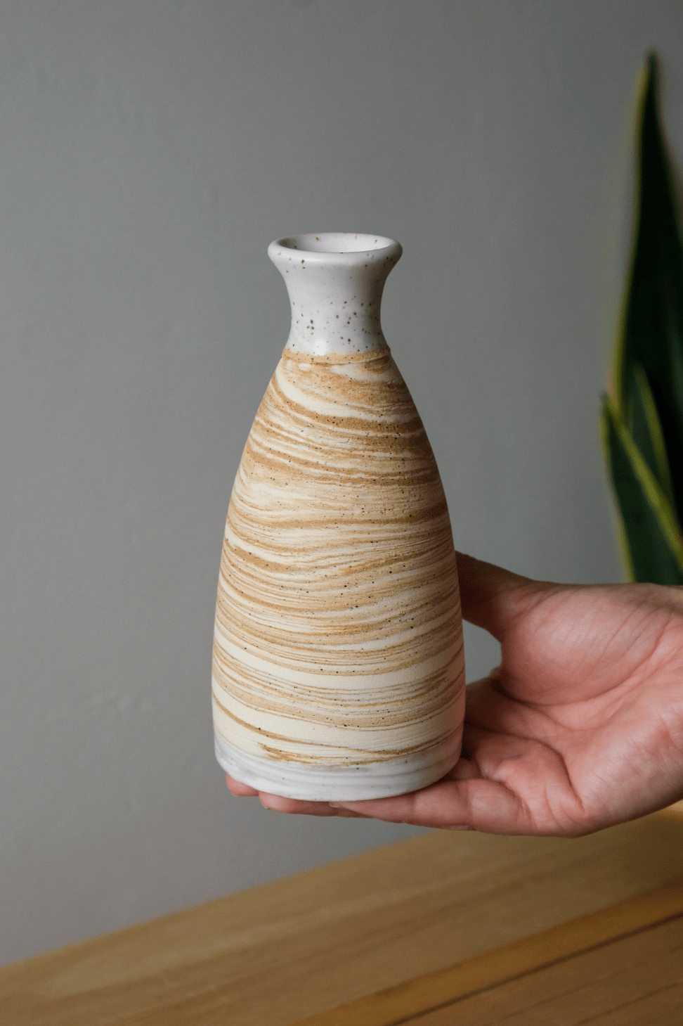 Small Marbled Vase - Joy