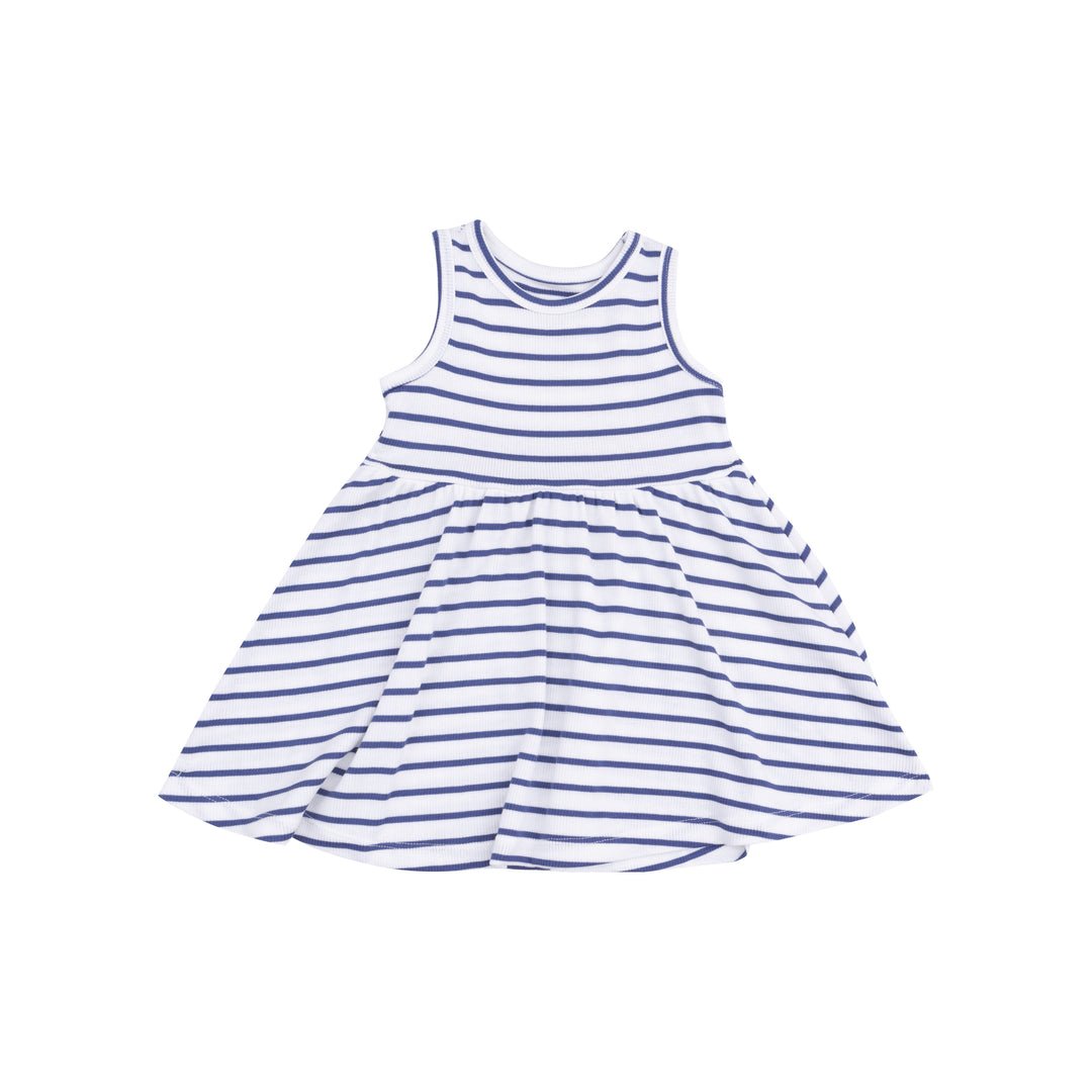 Stripe Vintage Navy Tank Dress & Bloomer - Joy