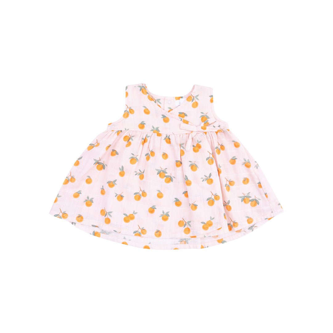 Sweet Clementines Kimono Dress & Bloomer - Joy