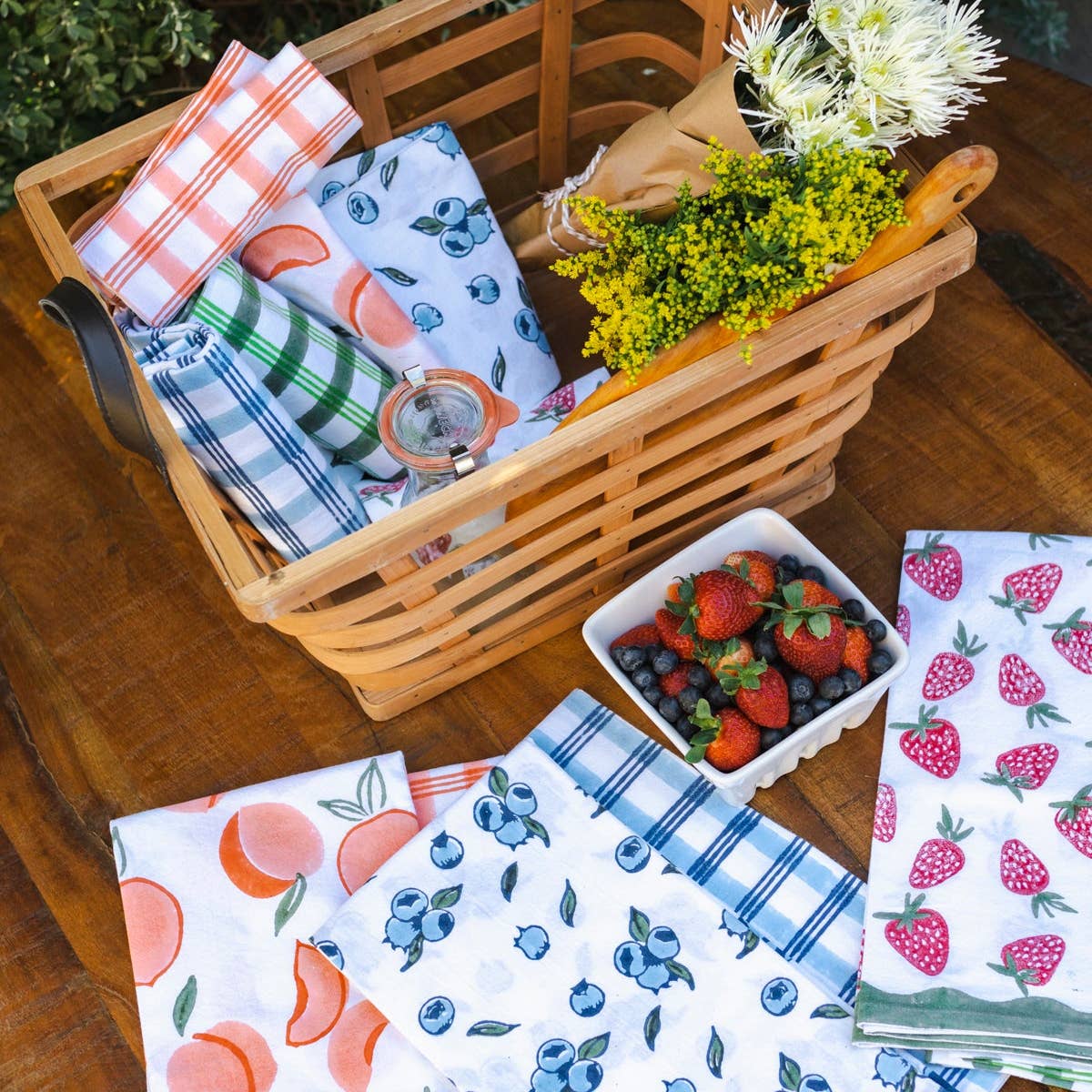Tea Towel - Peach - Joy
