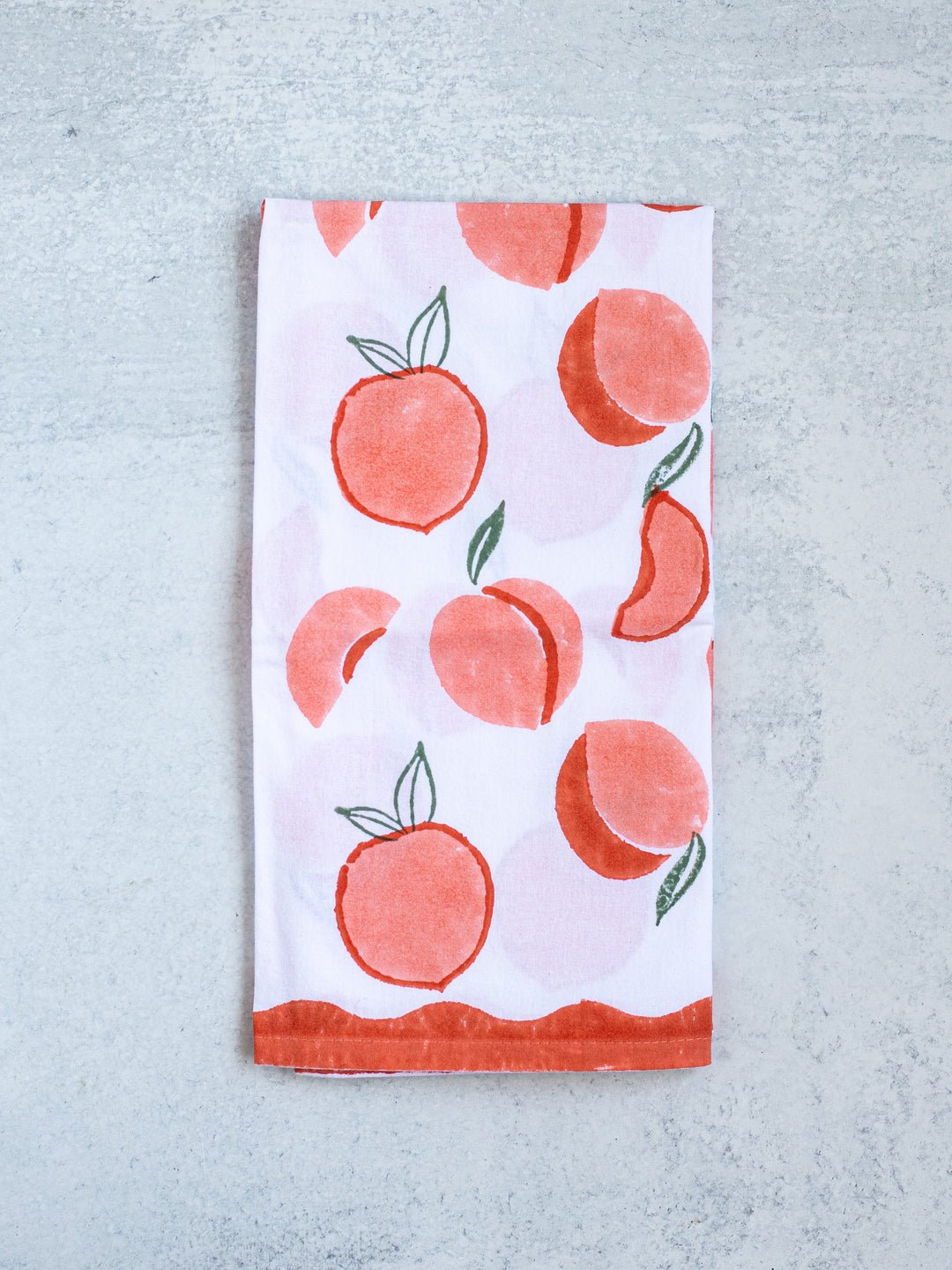 Tea Towel - Peach - Joy
