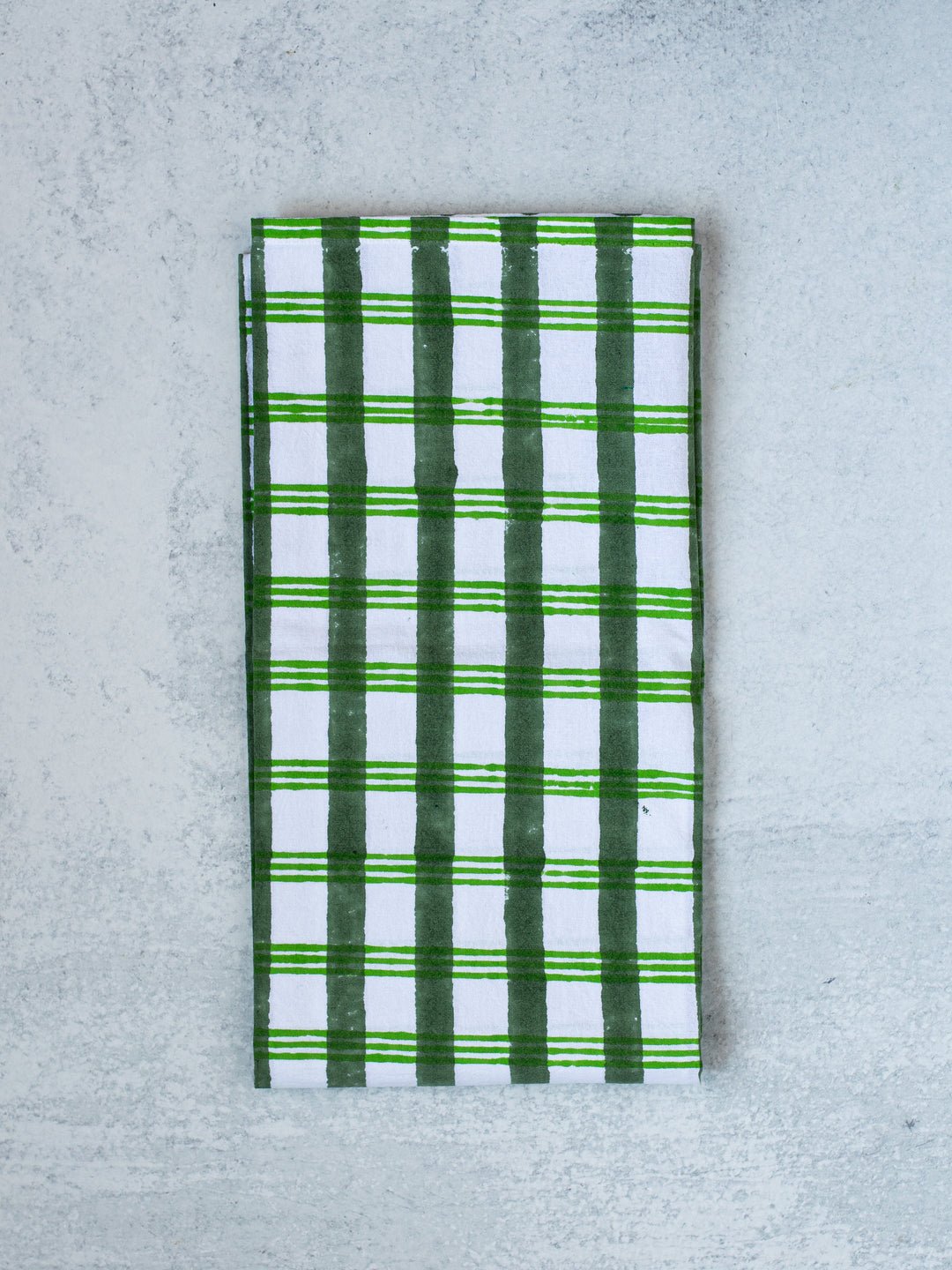 Tea Towel - Plaid, Sage & Vine - Joy