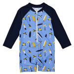 Turtle Break LS Sunsuit - Joy