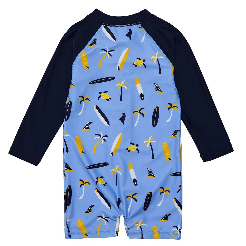 Turtle Break LS Sunsuit - Joy
