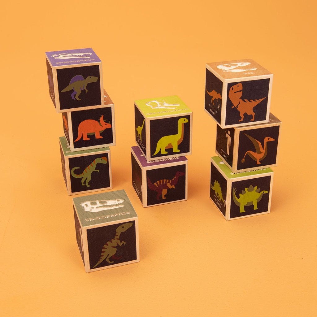 Uncle Goose Dinosaur Blocks - Joy