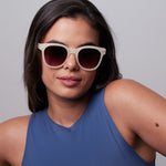 Vintage Cream Sunglasses - #N - Joy