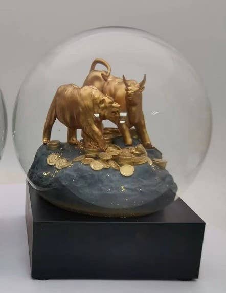 Wall Street Snow Globe - Joy