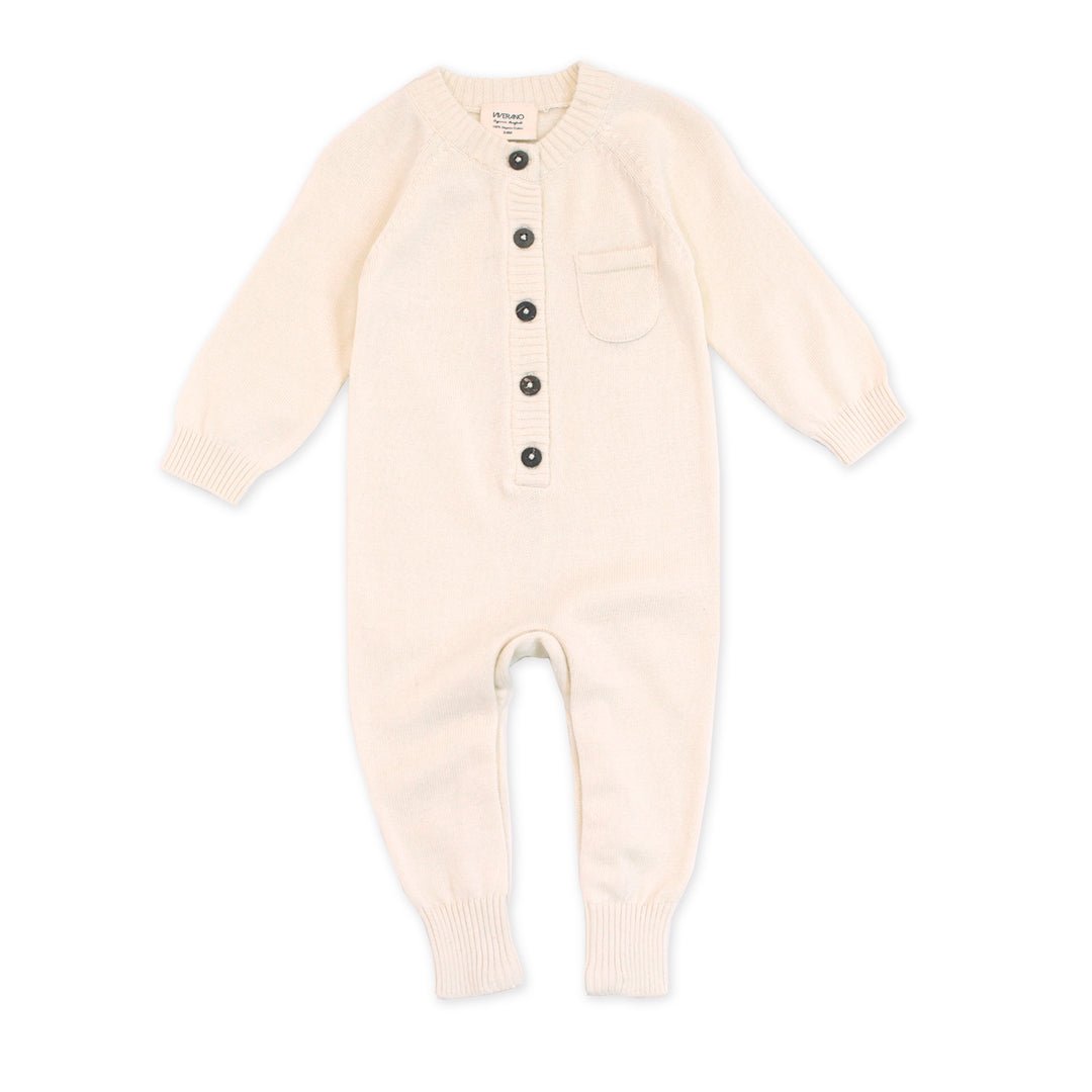 Knit Button Down Coveralls - Joy
