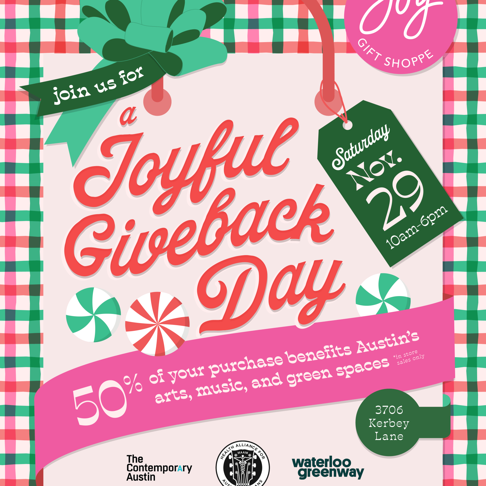 A Joyful Giveback Day - November 29 - Joy