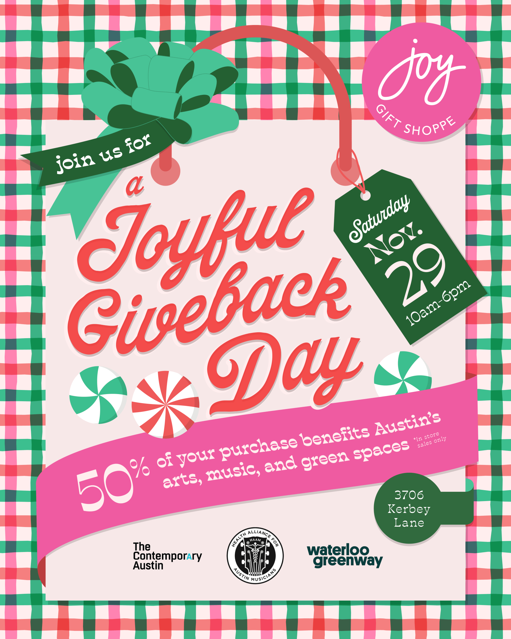 A Joyful Giveback Day - November 29 - Joy