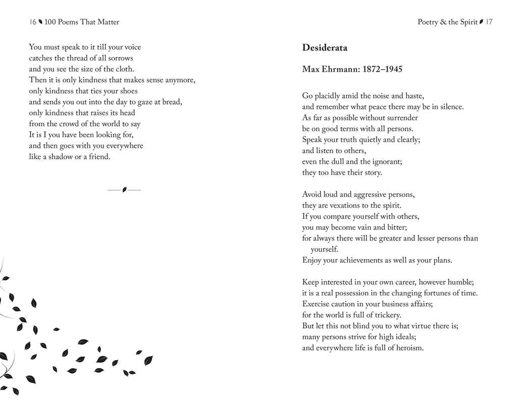 100 Poems That Matter - Joy