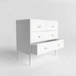 1:12 Scale Dollhouse Dresser, 4-Drawer: White - Joy Gift Shoppe
