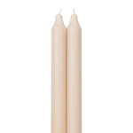 12" Taper Candles - 2pk: Custard - Joy