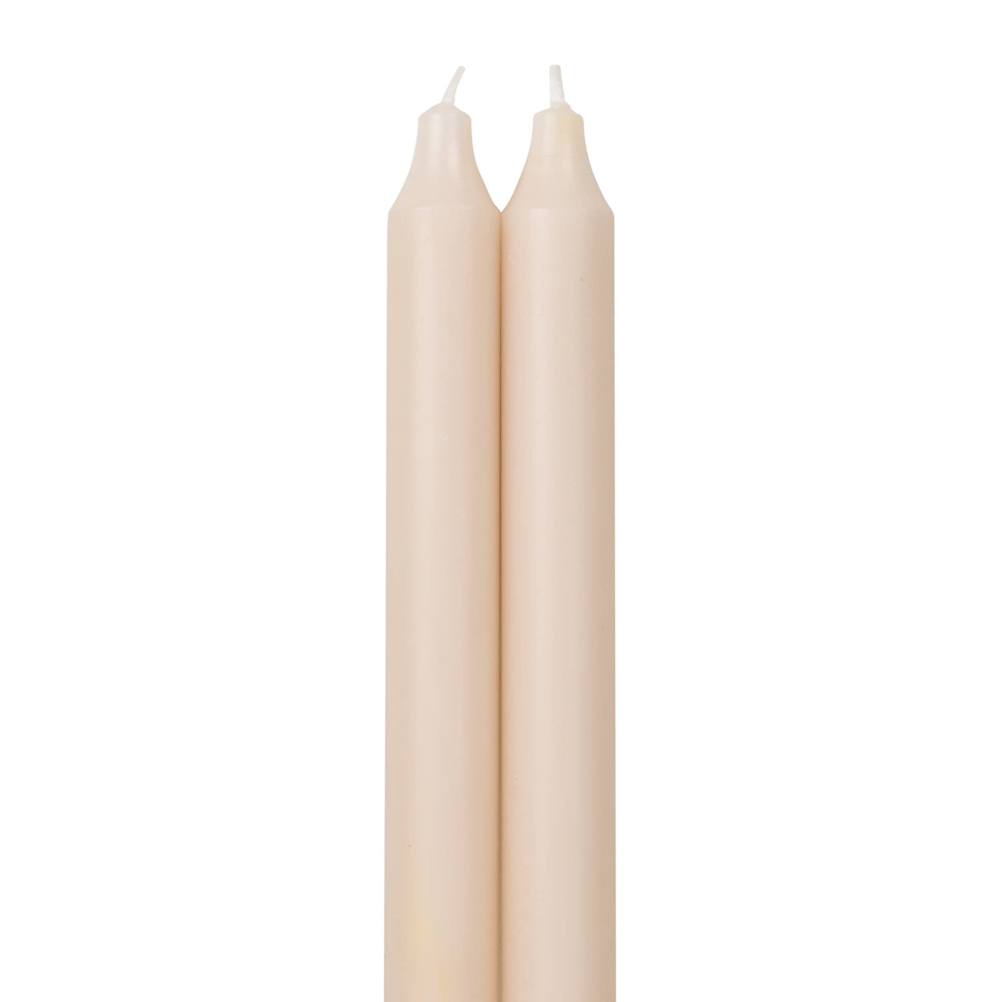 12" Taper Candles - 2pk: Custard - Joy