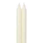 12" Taper Candles - 2pk: Ivory - Joy