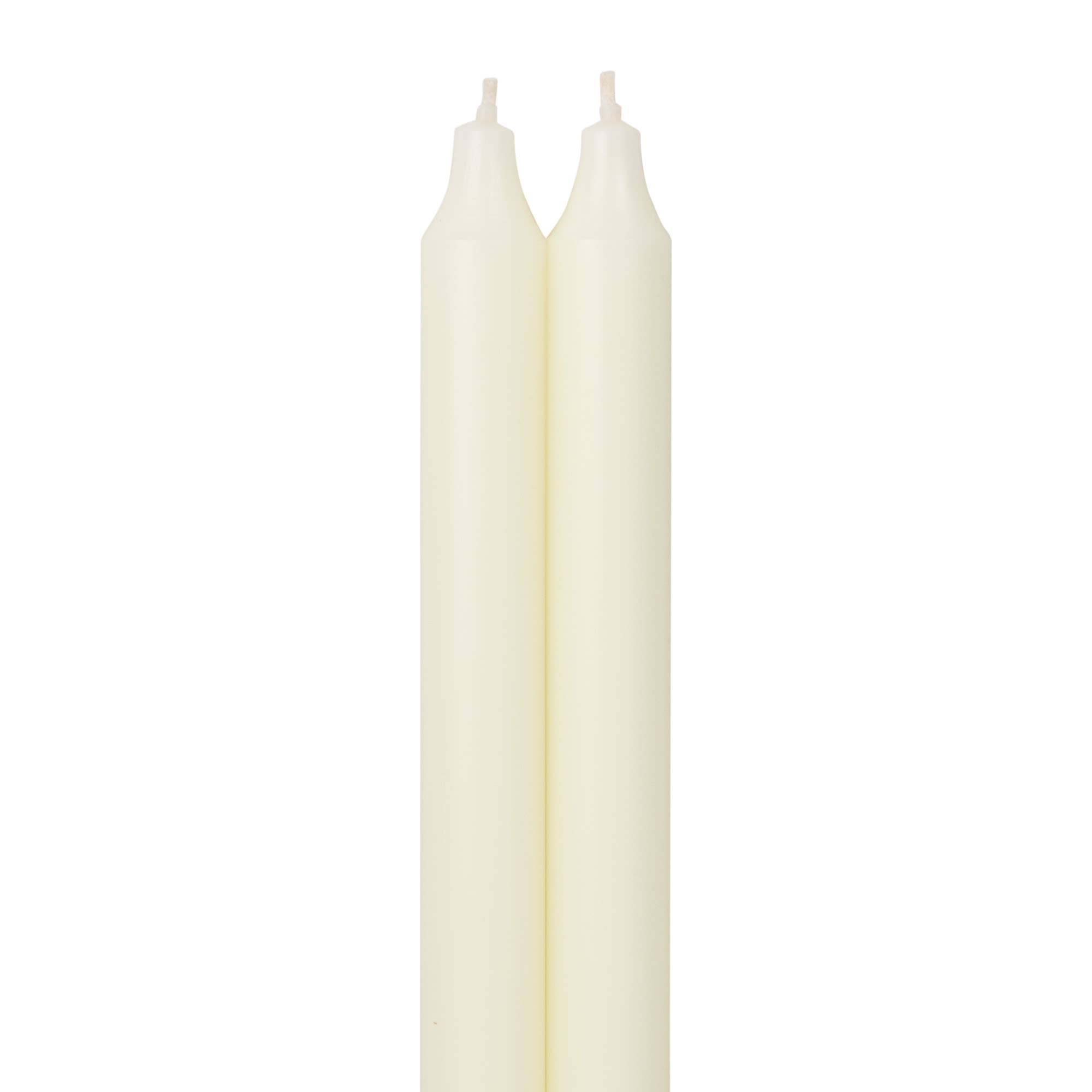 12" Taper Candles - 2pk: Ivory - Joy