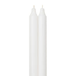 12" Taper Candles - 2pk: Pure White - Joy