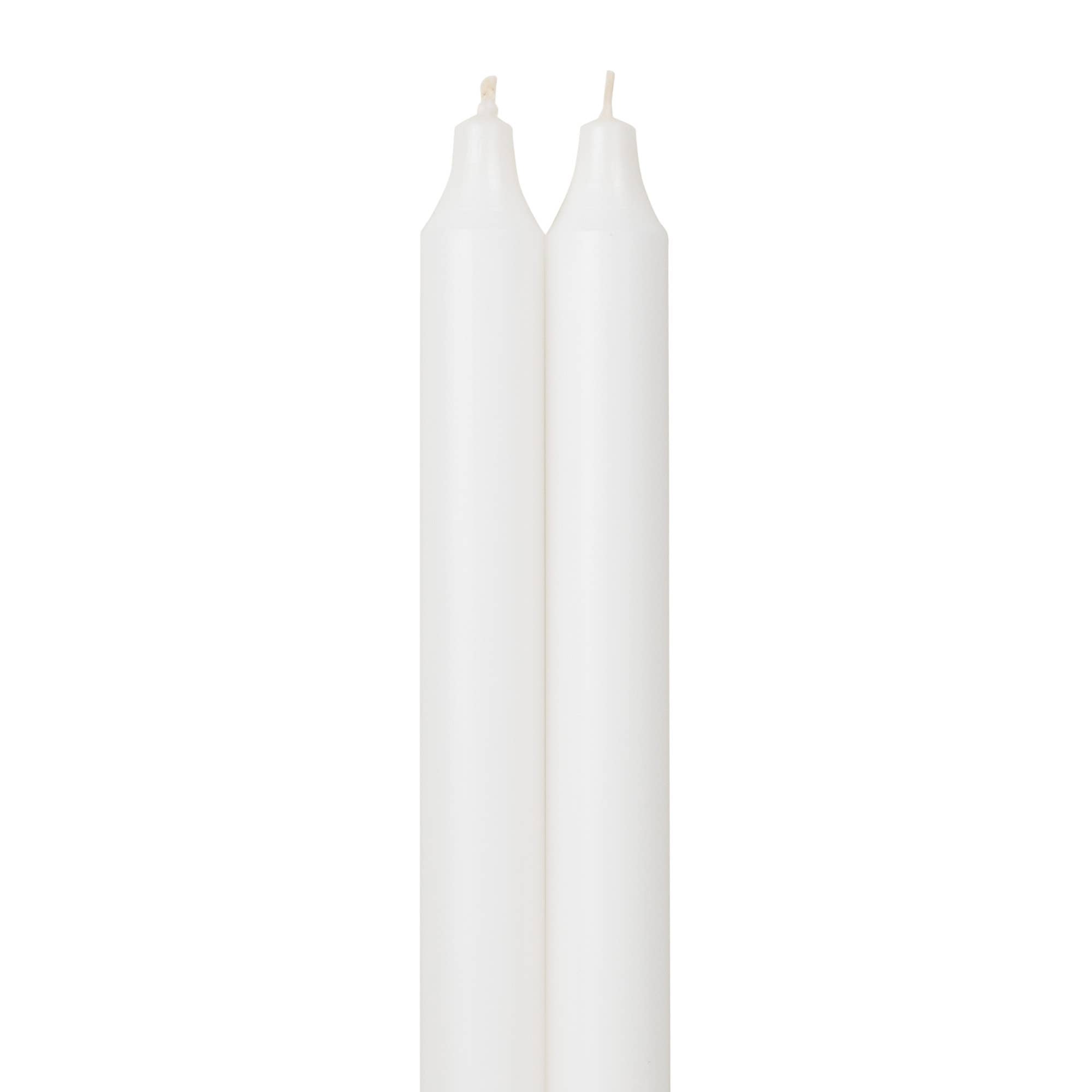 12" Taper Candles - 2pk: Pure White - Joy