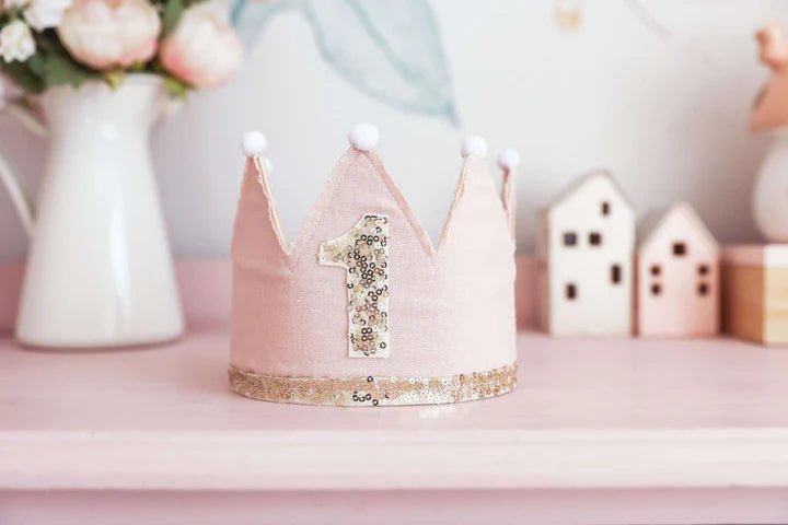 1st Birthday Crown - Joy
