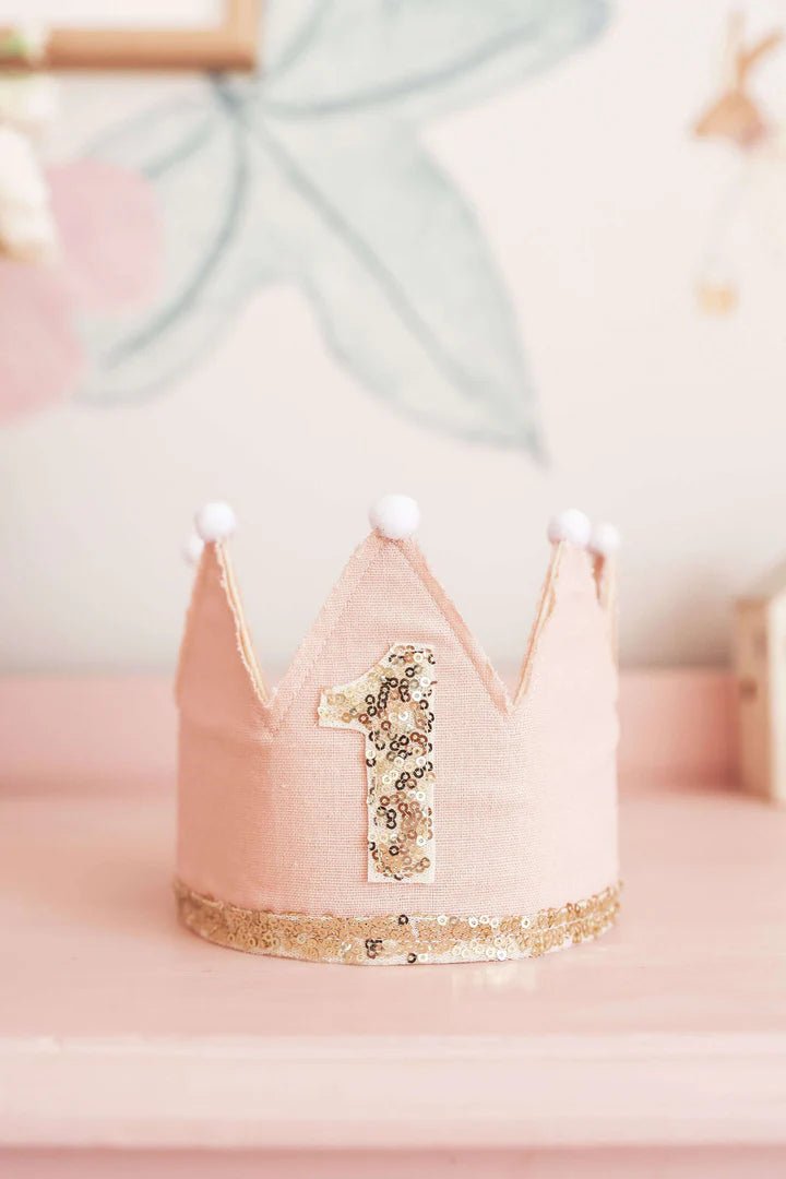 1st Birthday Crown - Joy