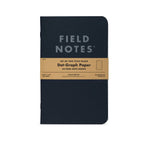 2-Pack Pitch Black Notebook - Dot-Graph - Joy Gift Shoppe