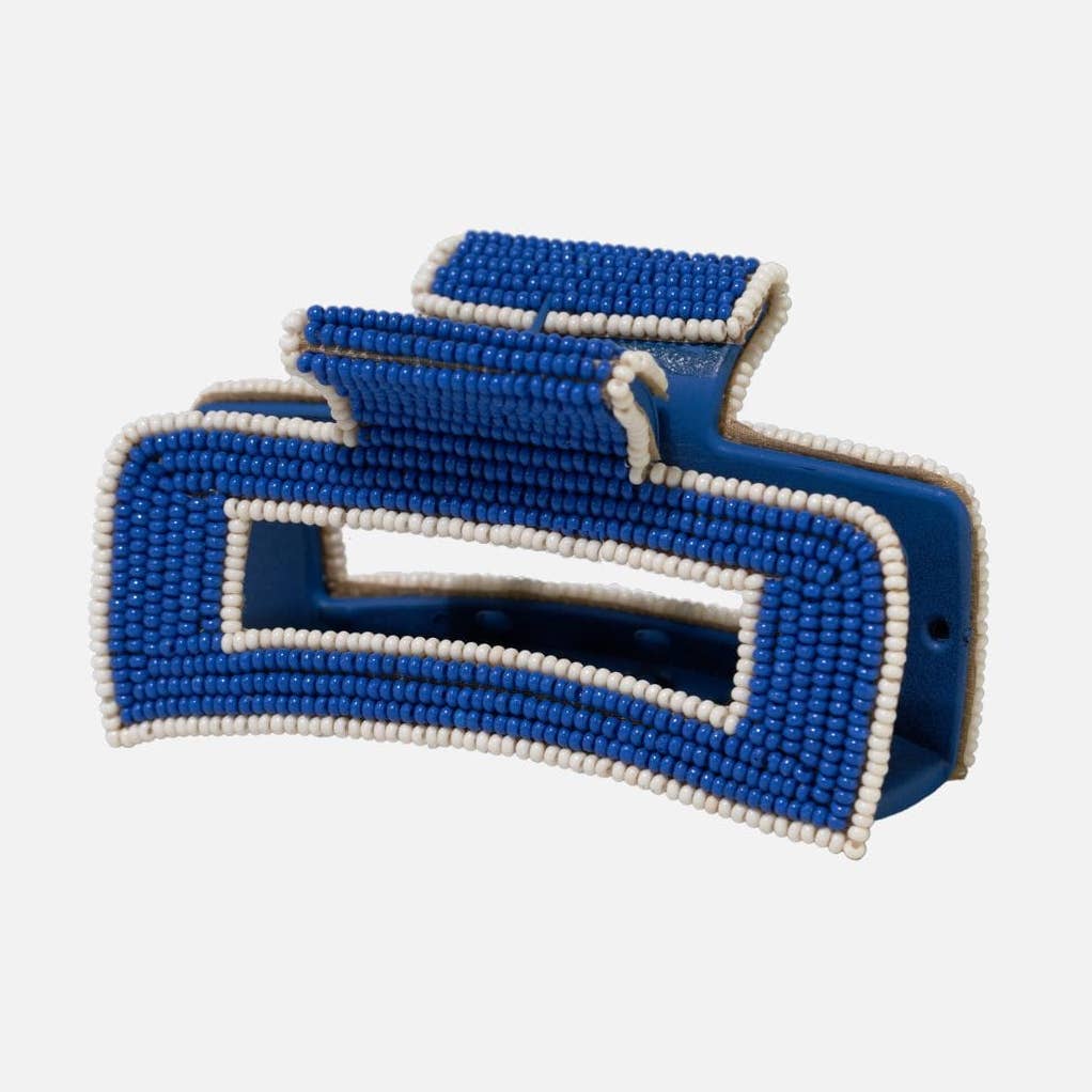 Lola Solid Color with Piped Edges Claw Clip