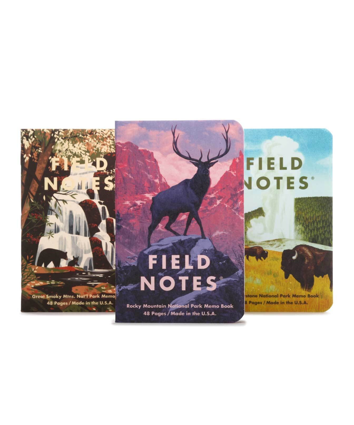 3-Pack National Parks Notebook - Graph Paper - Joy Gift Shoppe