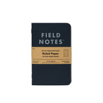 3-Pack Pitch Black Notebook - Ruled - Joy Gift Shoppe