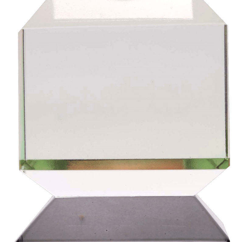 3 tier cubed Crystal Candle Holder - Joy