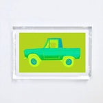 #5 Bronco Print With Acrylic Frame - Joy