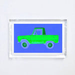 #7 Bronco Print With Acrylic Frame - Joy