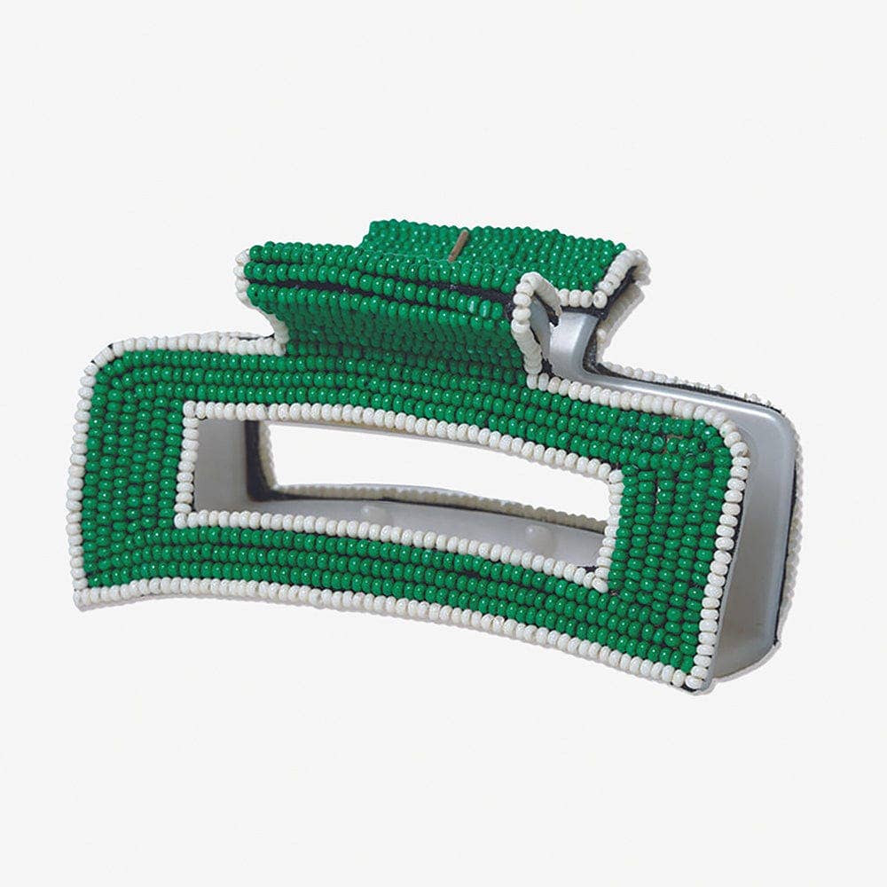 Lola Solid Color with Piped Edges Claw Clip