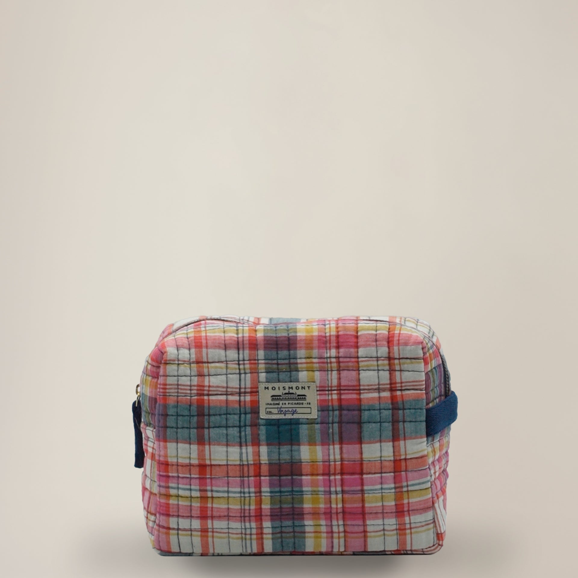 Secret Checks Pop Pink Pouch