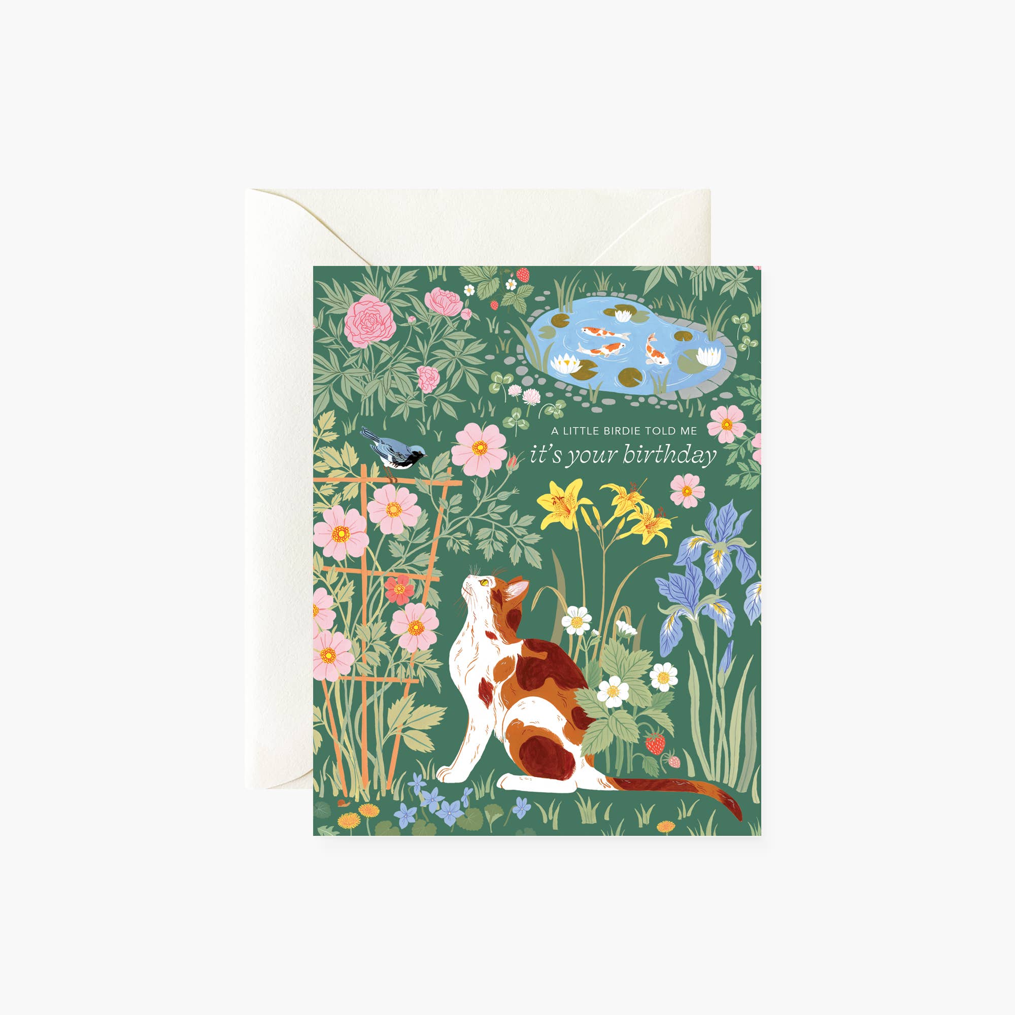 A LITTLE BIRDIE TOLD ME | Greeting Card - Joy
