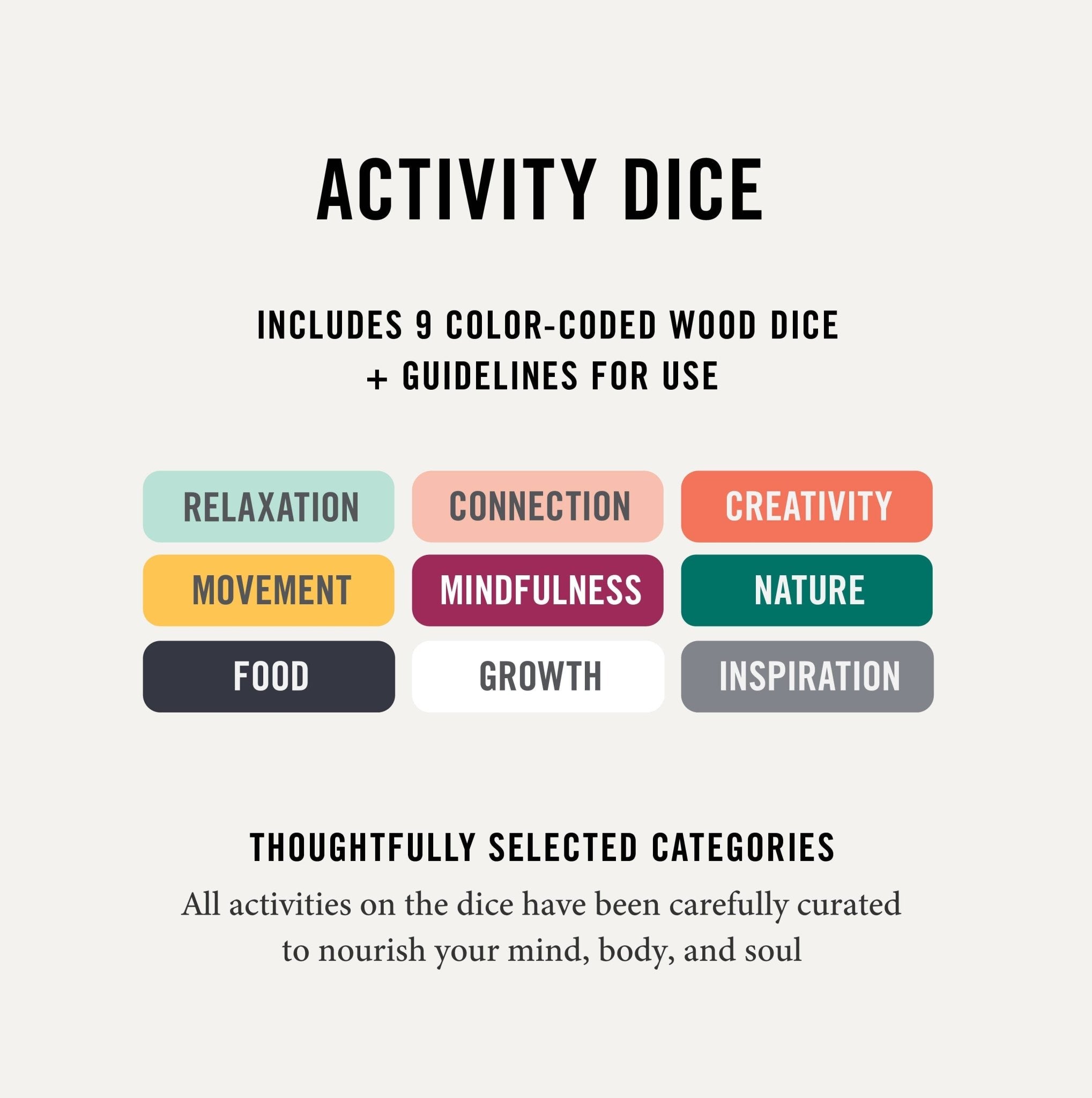 Activity Dice - Joy
