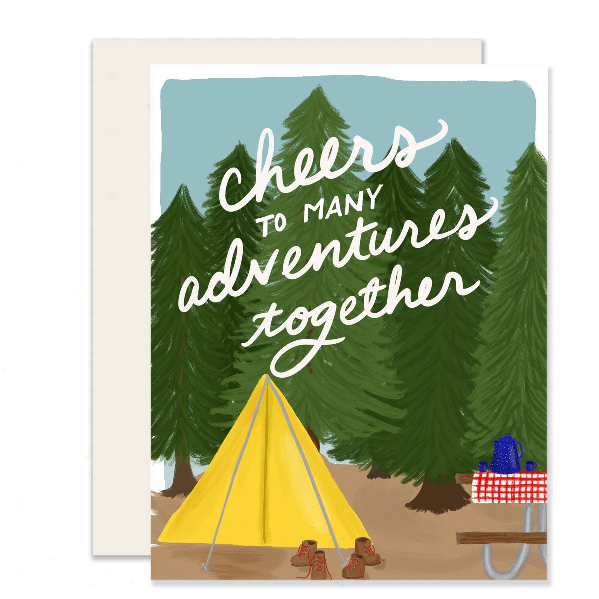 Adventures Together | Outdoorsy Love Card | Wedding Card - Joy Gift Shoppe
