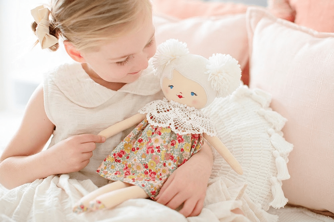 Aggie Doll - Spring Blossom - Joy Gift Shoppe