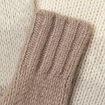 Air - Spun Cashmere Ombré - Striped Crewneck - Joy