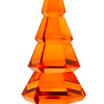 Amber/Violet Crystal Christmas Tree - Joy