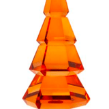 Amber/Violet Crystal Christmas Tree - Joy