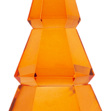 Amber/Violet Crystal Christmas Tree - Joy