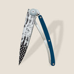 American Bald Eagle Blue Aluminum Knife - Joy